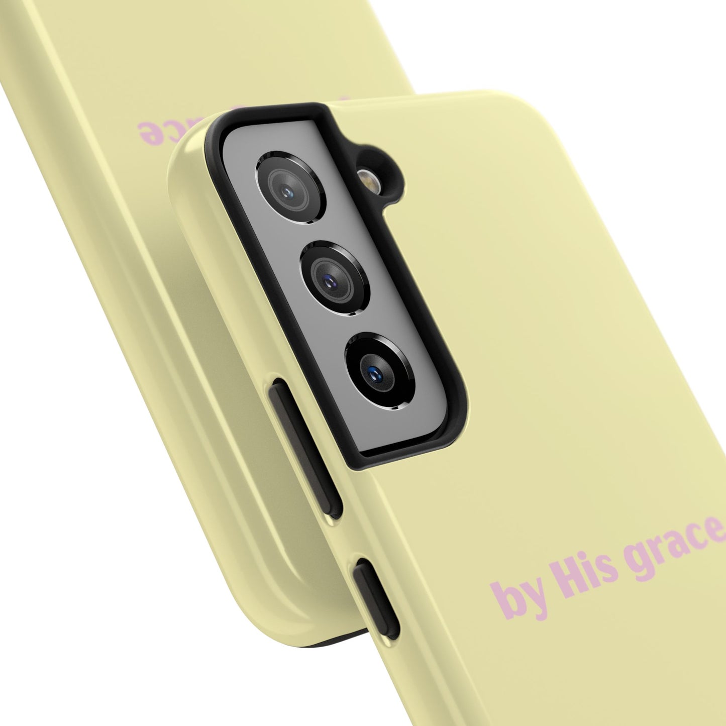 "by His grace" yellow