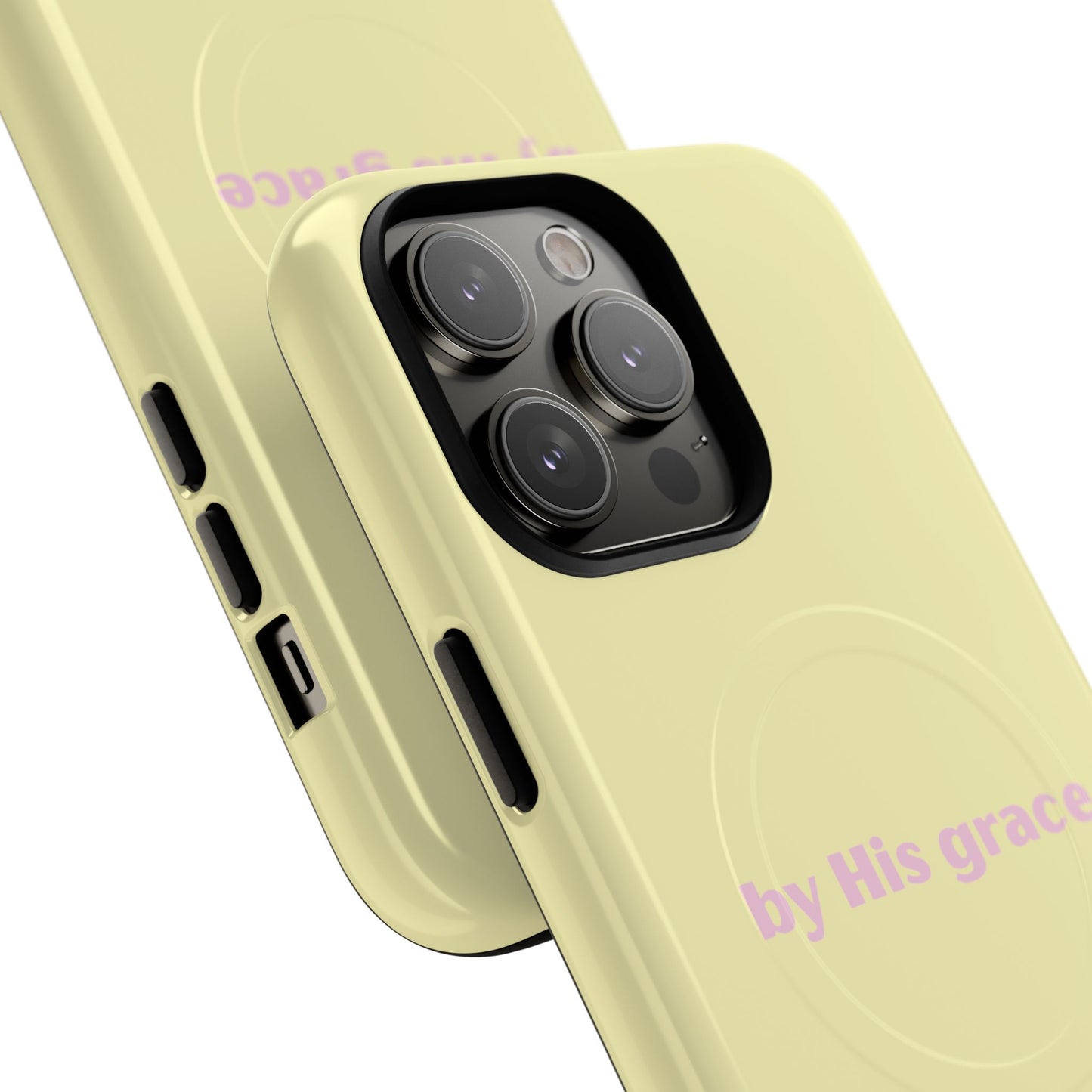 "by His grace" yellow MagSafe