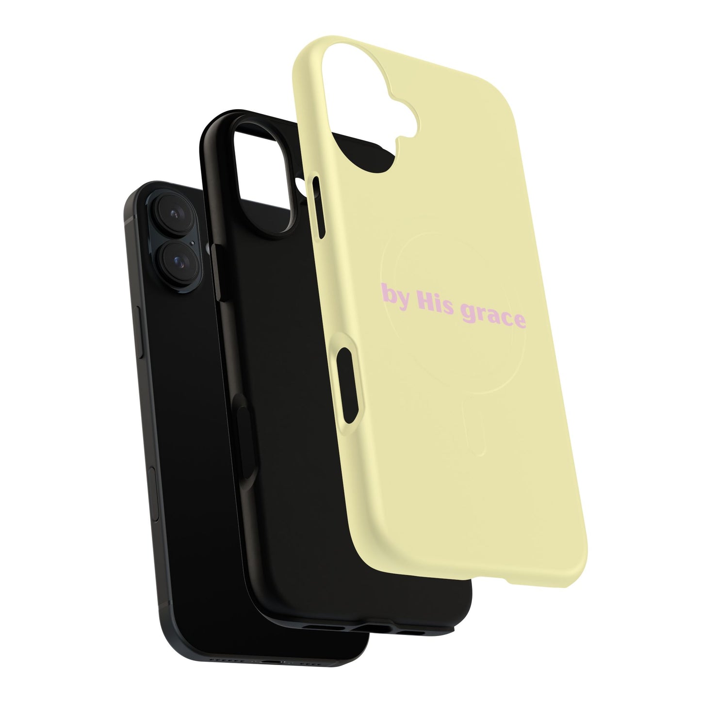 "by His grace" yellow MagSafe