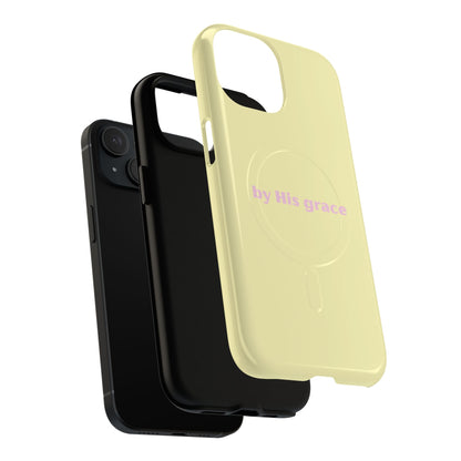 "by His grace" yellow MagSafe