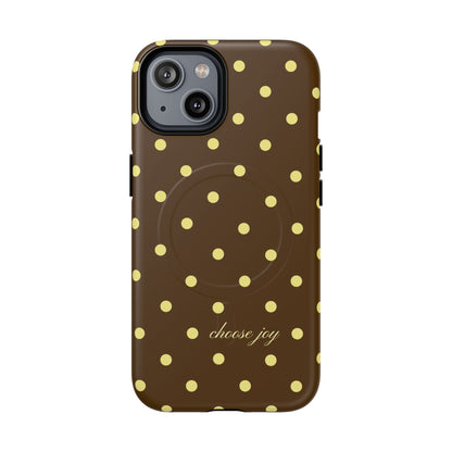 "Choose Joy" Brown & Yellow MagSafe