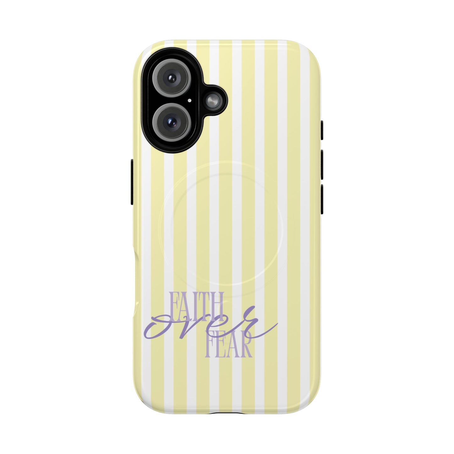 "Faith Over Fear" Purple & Yellow MagSafe