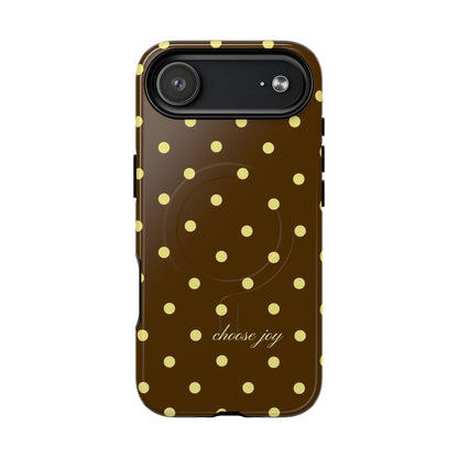 "Choose Joy" Brown & Yellow MagSafe