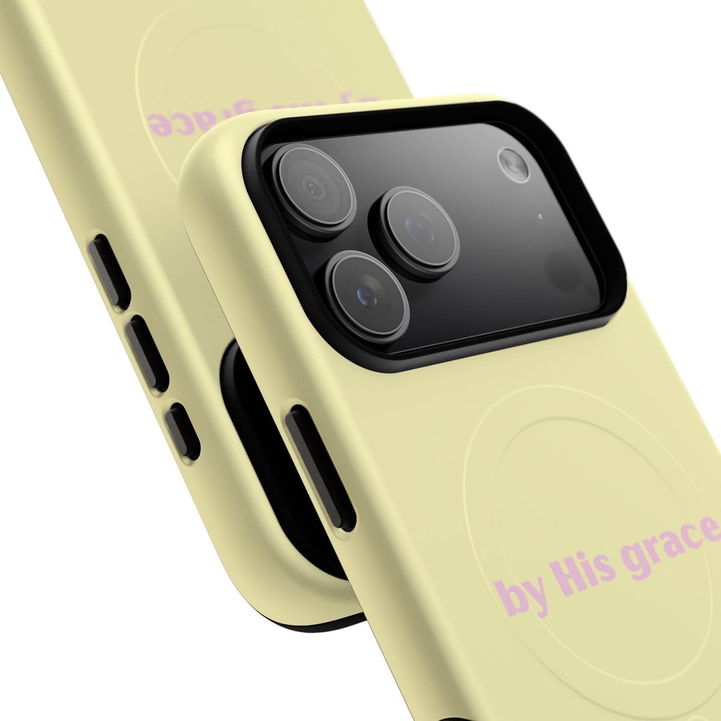 "by His grace" yellow MagSafe