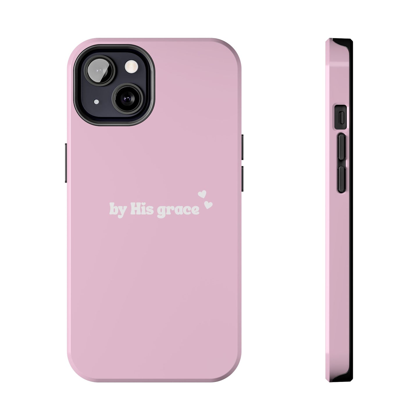 "by His grace" pink