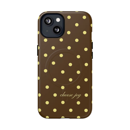 "Choose Joy" Brown & Yellow MagSafe