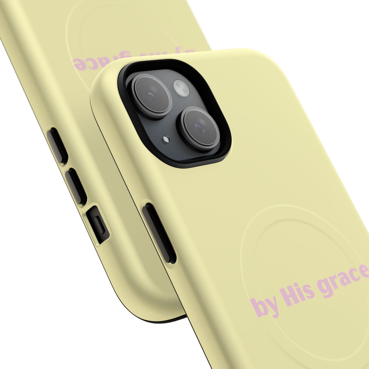 "by His grace" yellow MagSafe