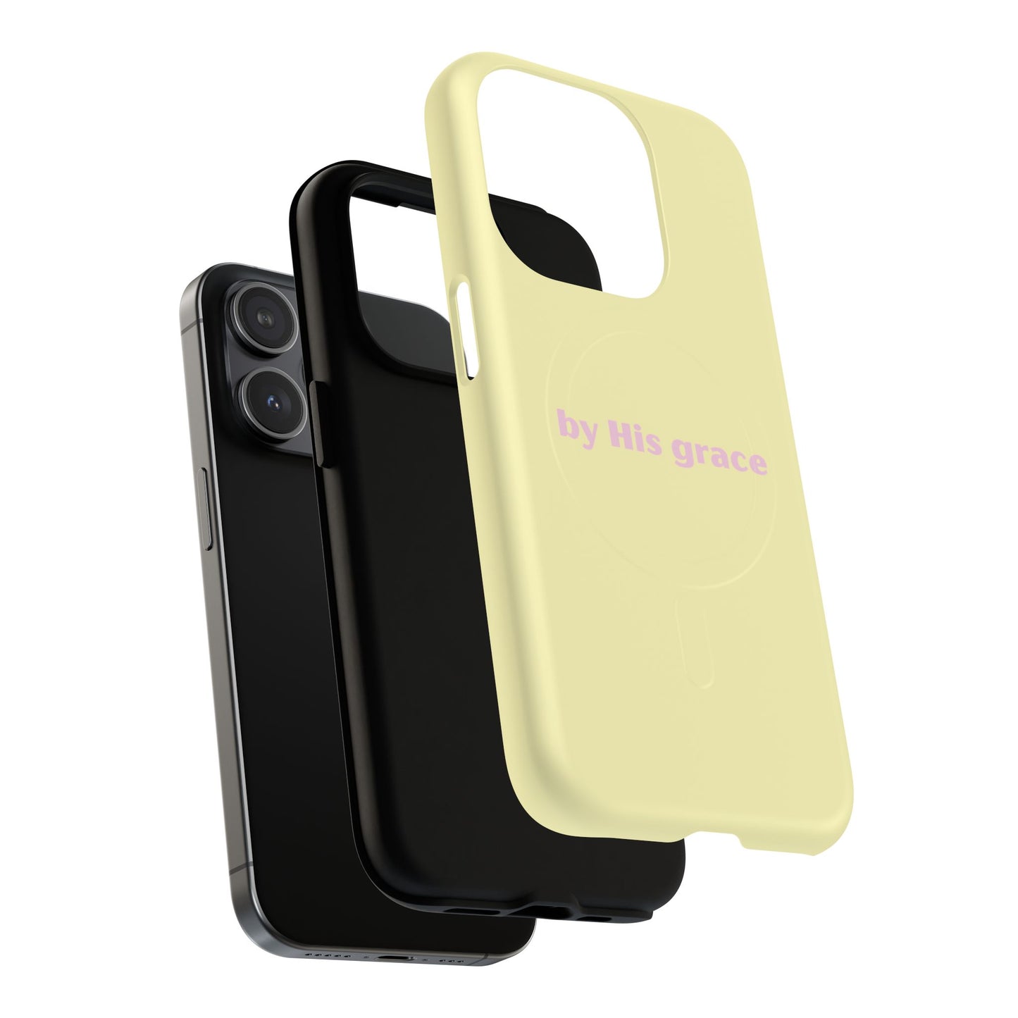 "by His grace" yellow MagSafe