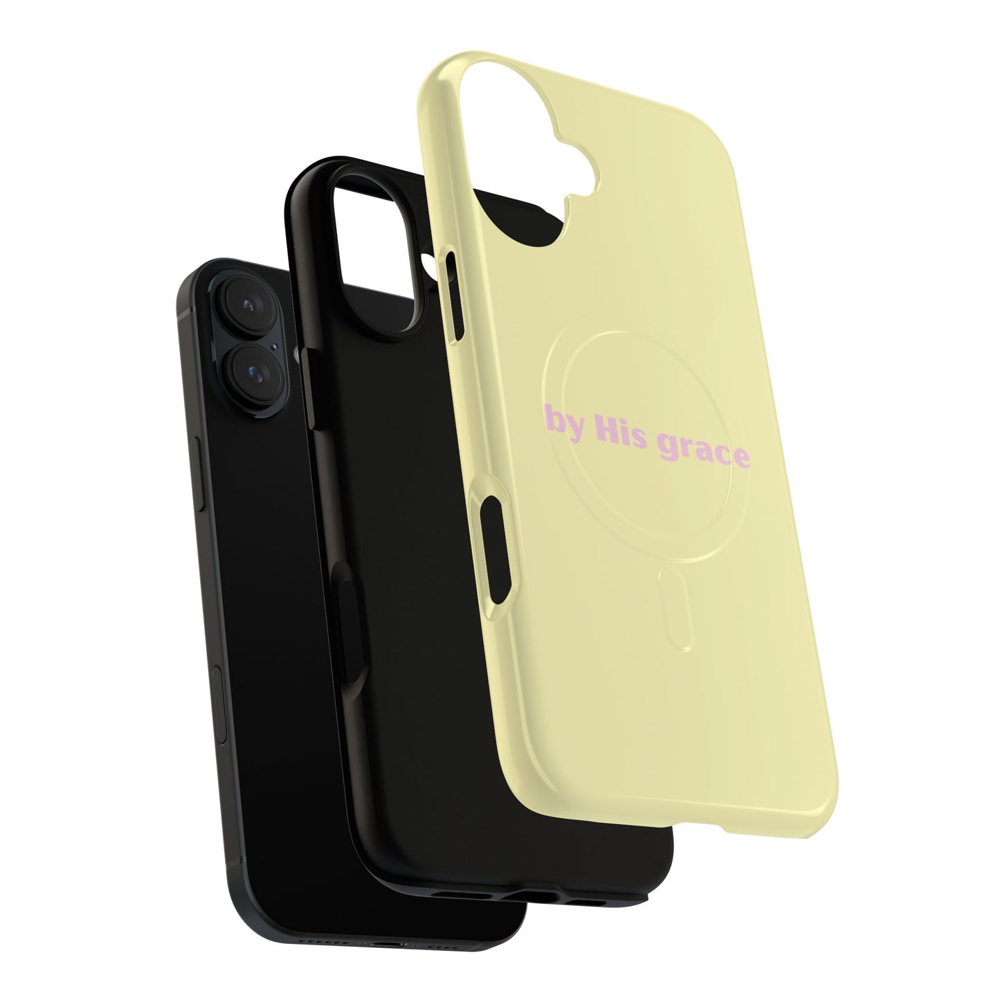 "by His grace" yellow MagSafe