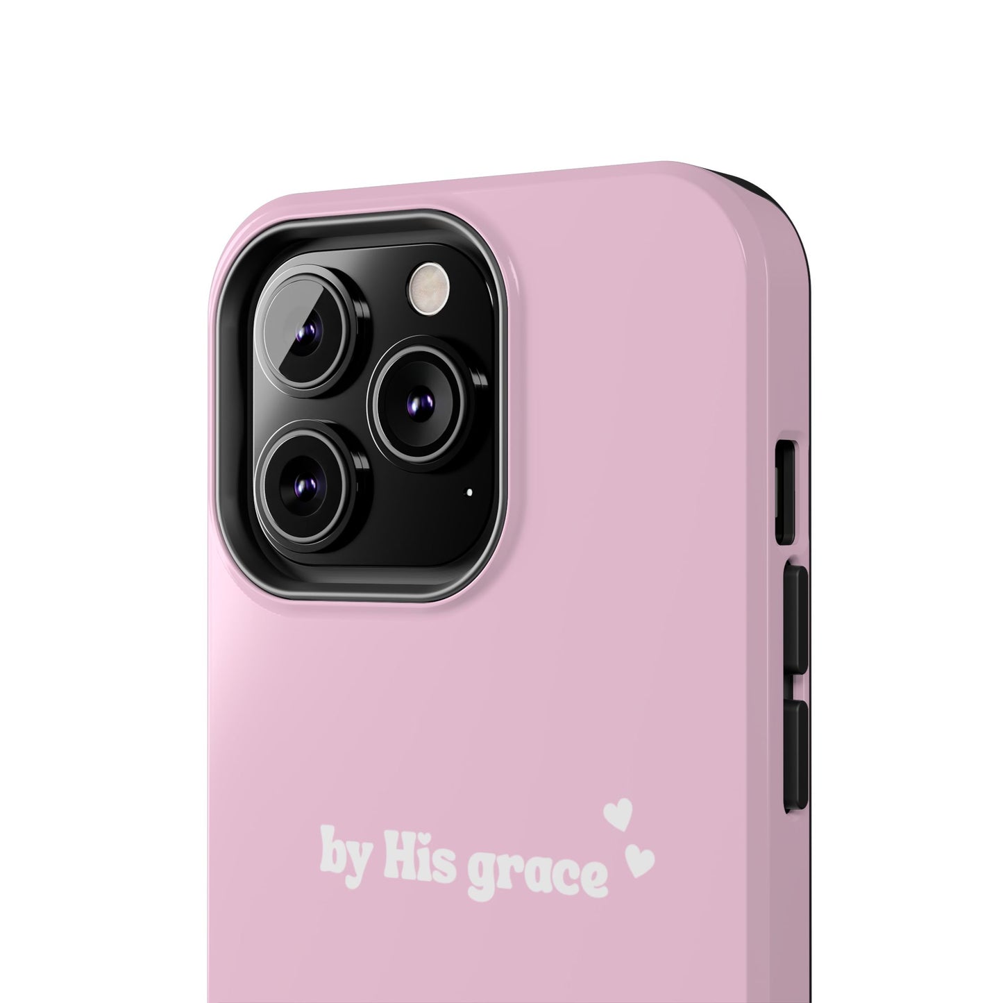 "by His grace" pink