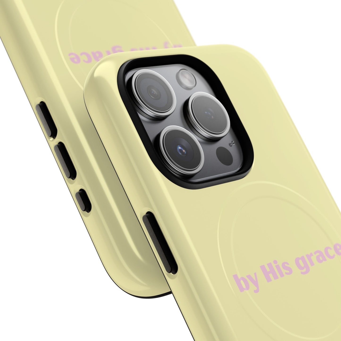 "by His grace" yellow MagSafe