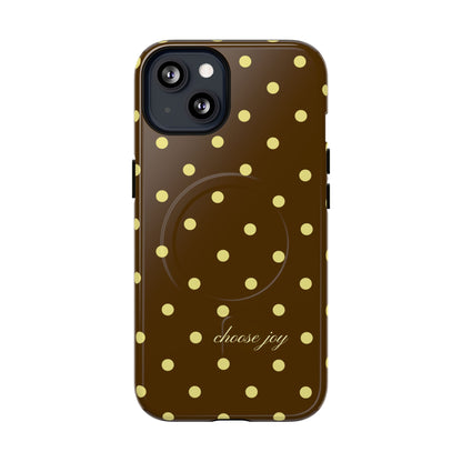 "Choose Joy" Brown & Yellow MagSafe