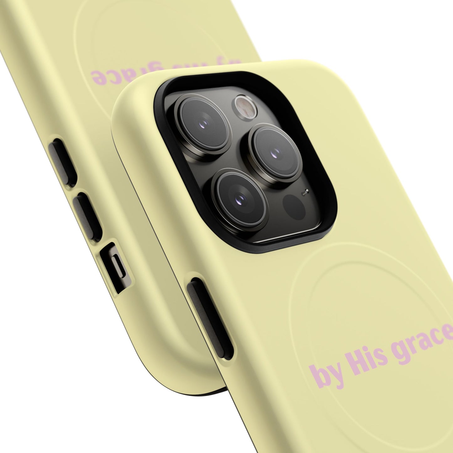 "by His grace" yellow MagSafe