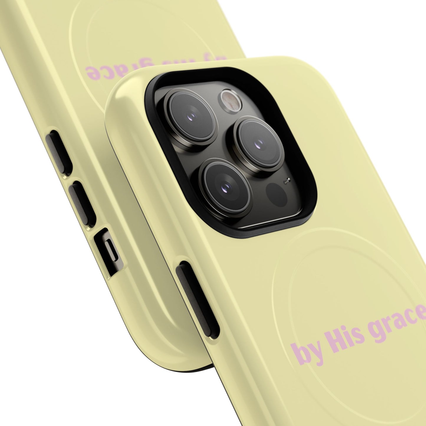 "by His grace" yellow MagSafe