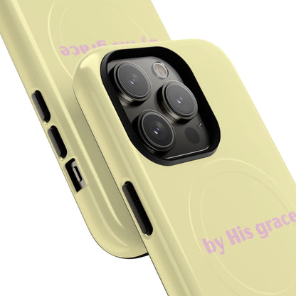"by His grace" yellow MagSafe