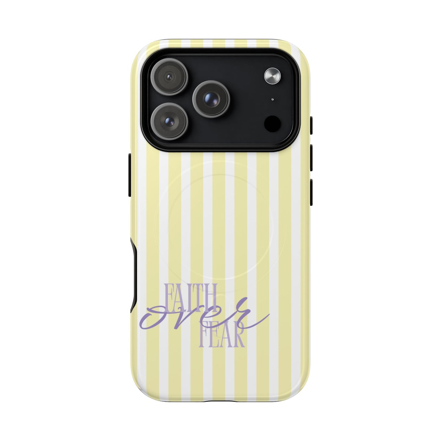 "Faith Over Fear" Purple & Yellow MagSafe