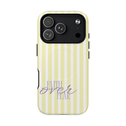 "Faith Over Fear" Purple & Yellow MagSafe