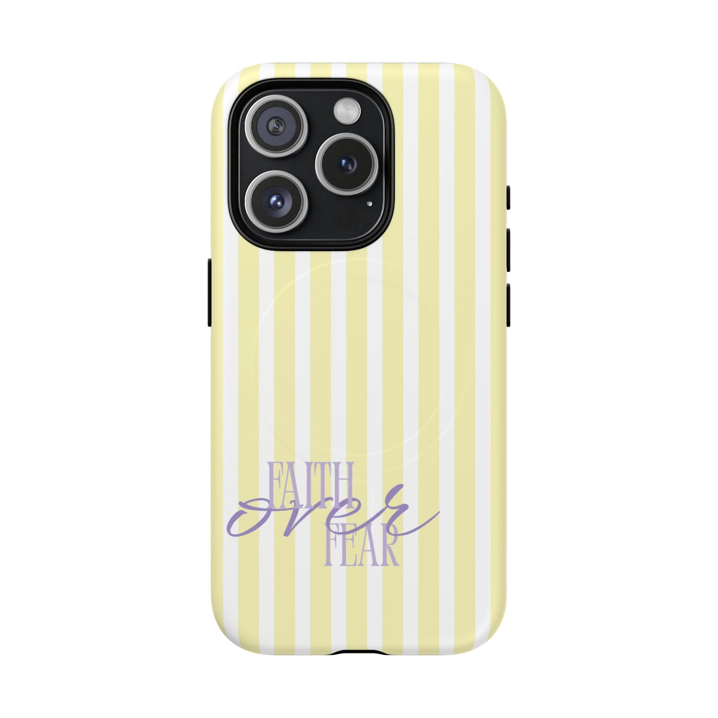 "Faith Over Fear" Purple & Yellow MagSafe