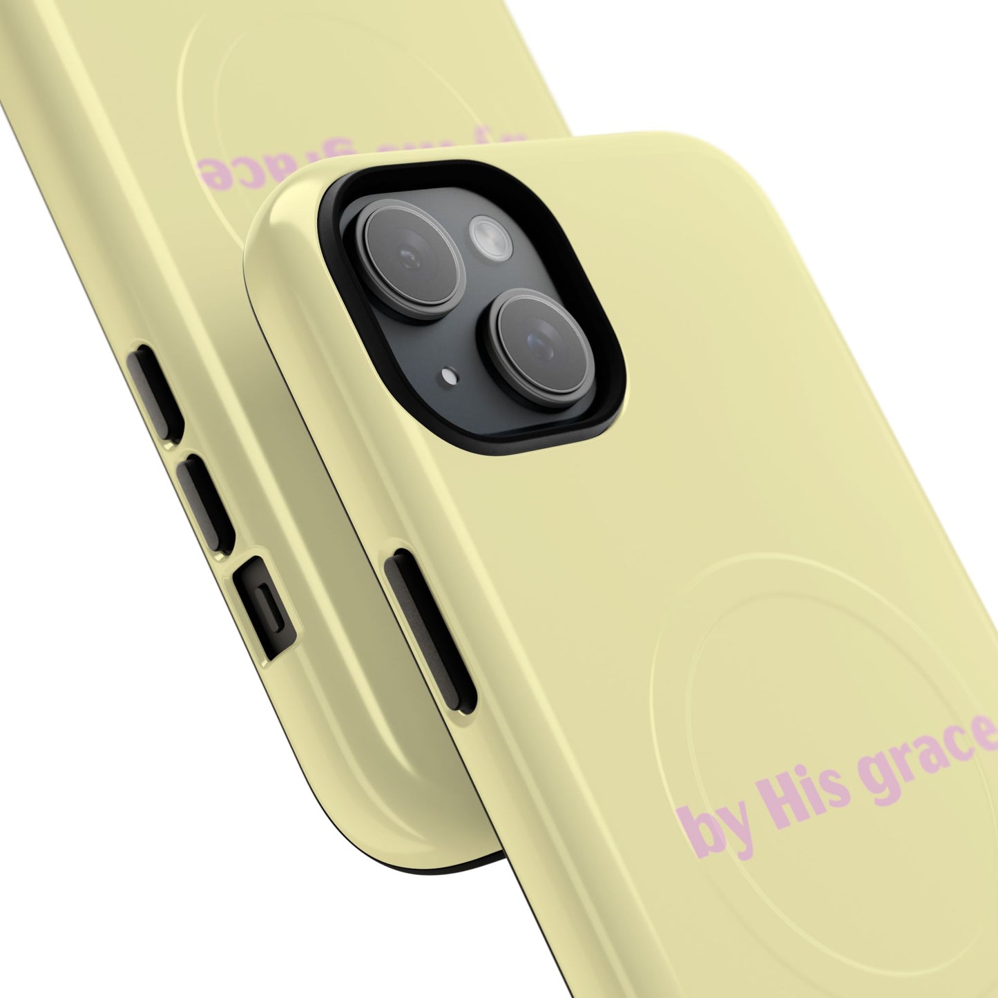 "by His grace" yellow MagSafe