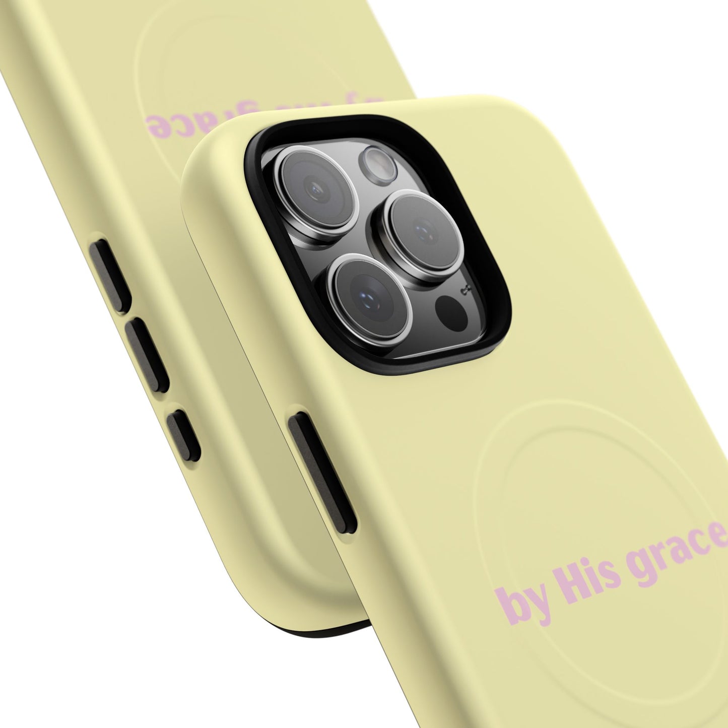 "by His grace" yellow MagSafe