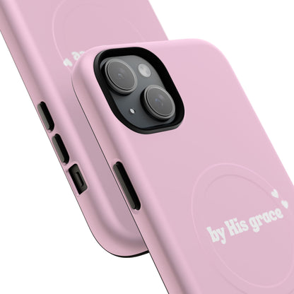 "by His grace" pink MagSafe