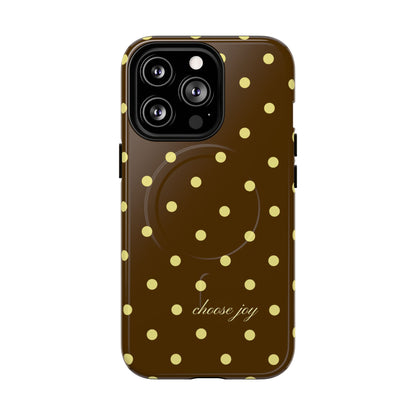 "Choose Joy" Brown & Yellow MagSafe
