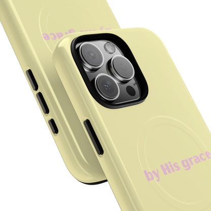 "by His grace" yellow MagSafe