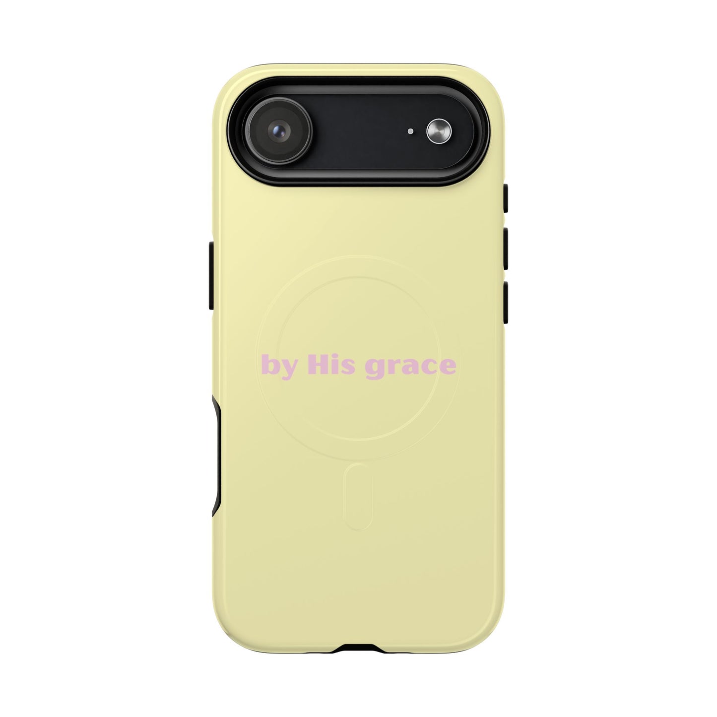 "by His grace" yellow MagSafe