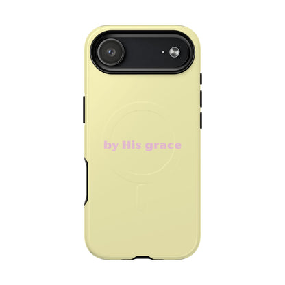 "by His grace" yellow MagSafe