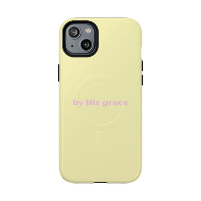 "by His grace" yellow MagSafe