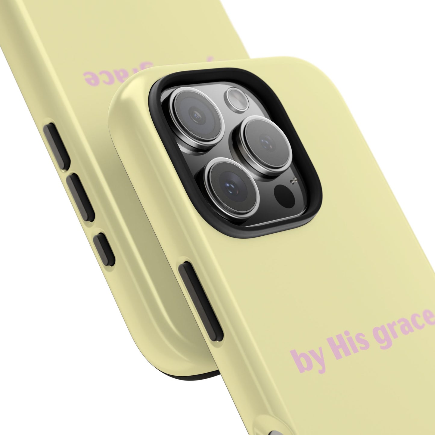 "by His grace" yellow