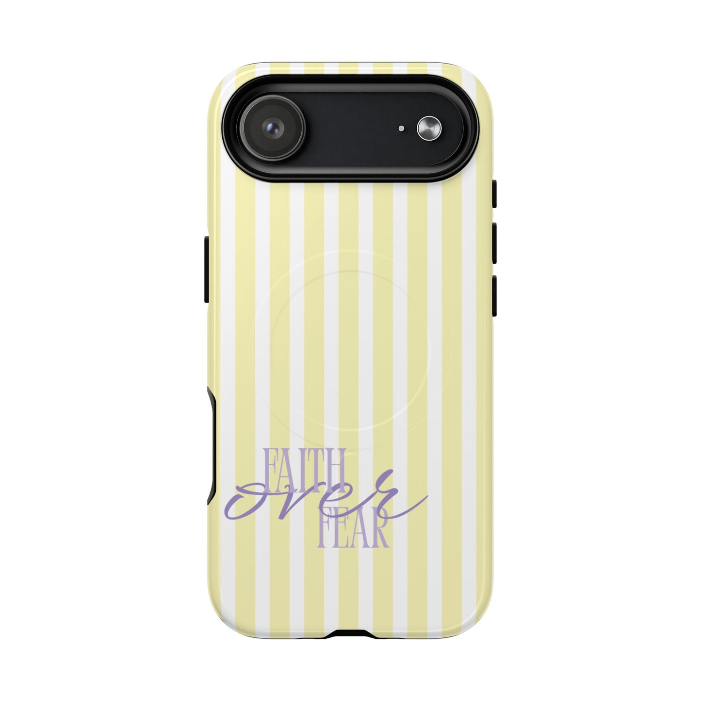 "Faith Over Fear" Purple & Yellow MagSafe