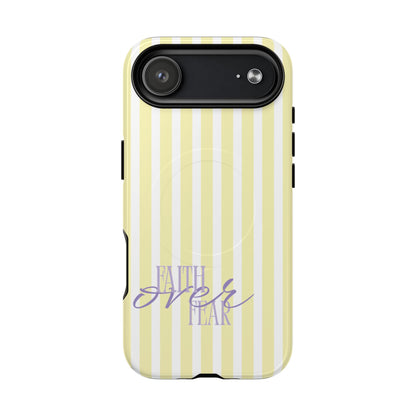 "Faith Over Fear" Purple & Yellow MagSafe