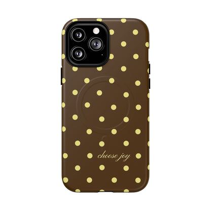 "Choose Joy" Brown & Yellow MagSafe