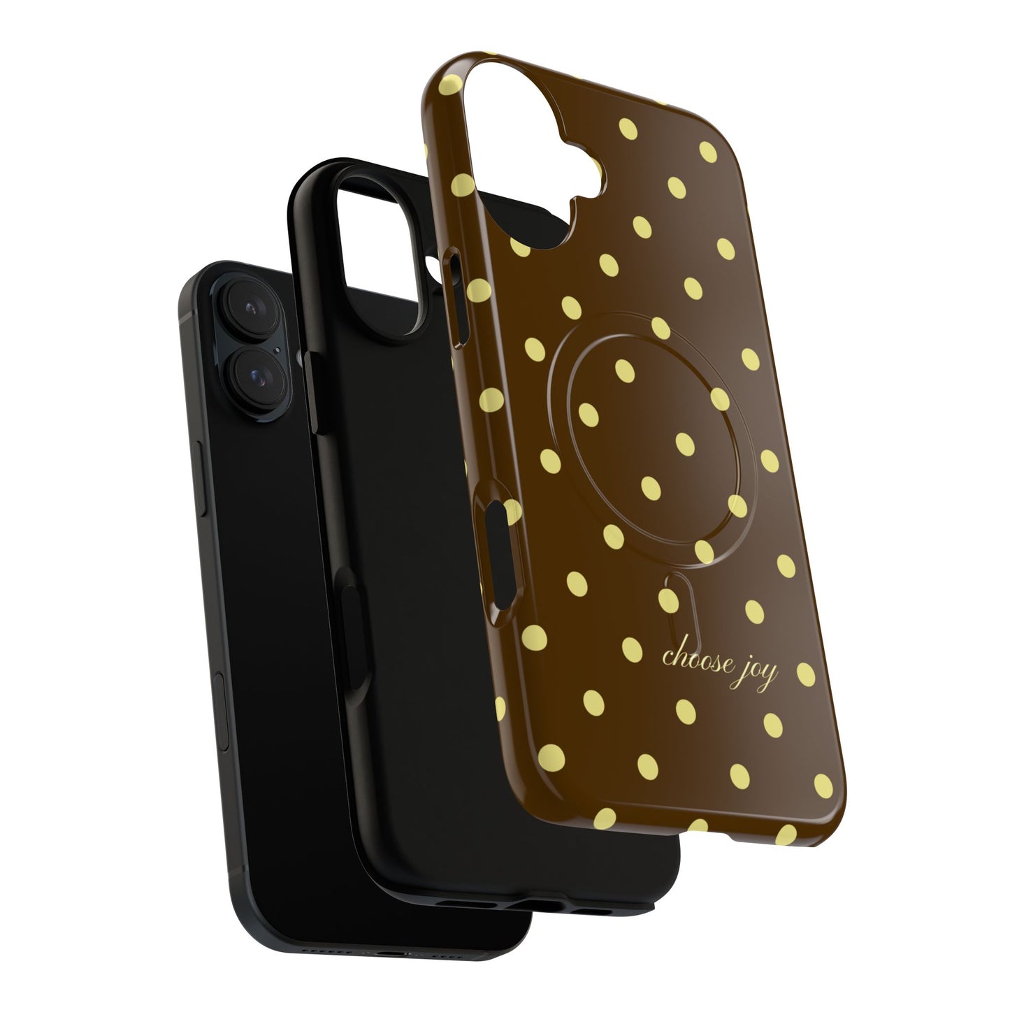 "Choose Joy" Brown & Yellow MagSafe