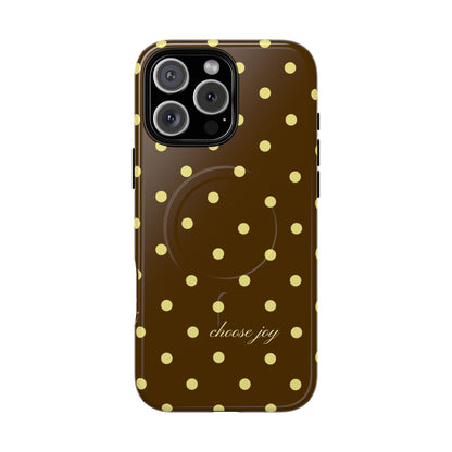 "Choose Joy" Brown & Yellow MagSafe
