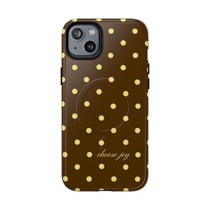 "Choose Joy" Brown & Yellow MagSafe