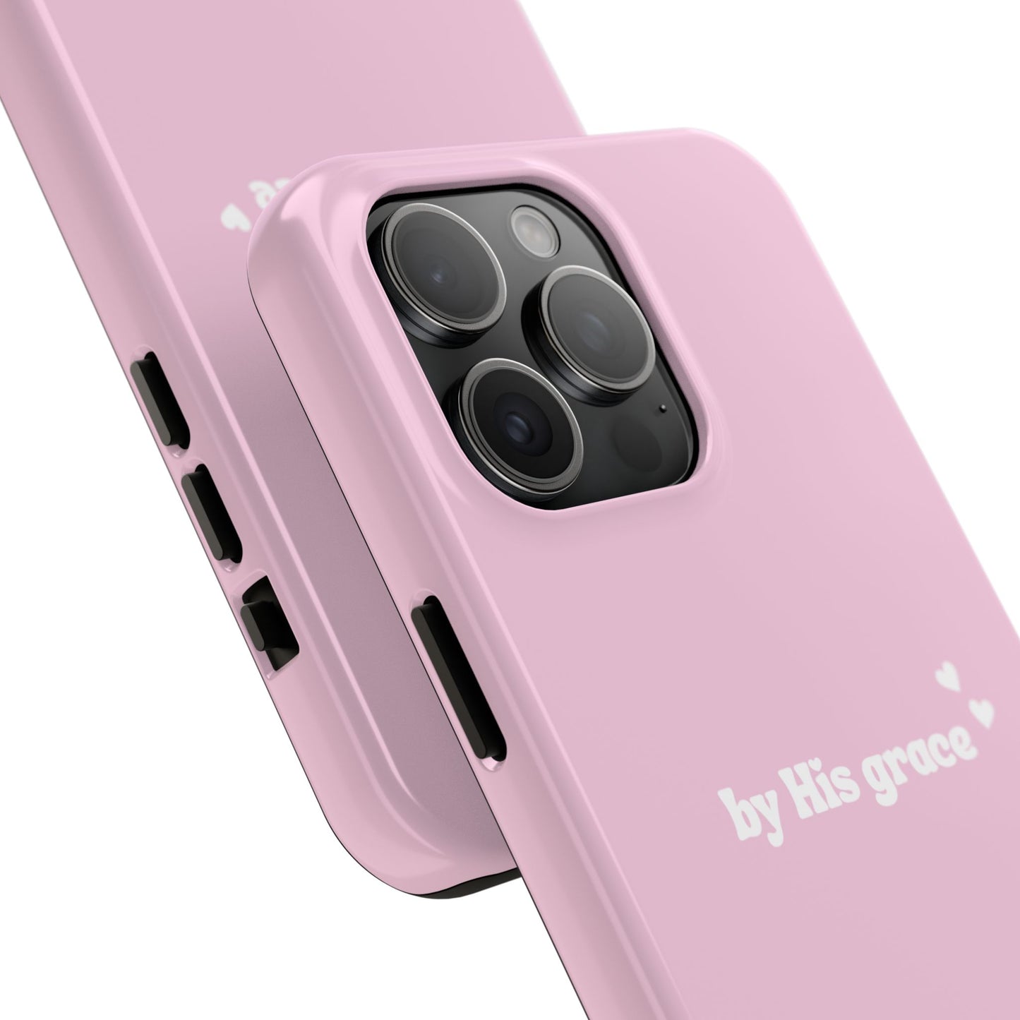 "by His grace" pink