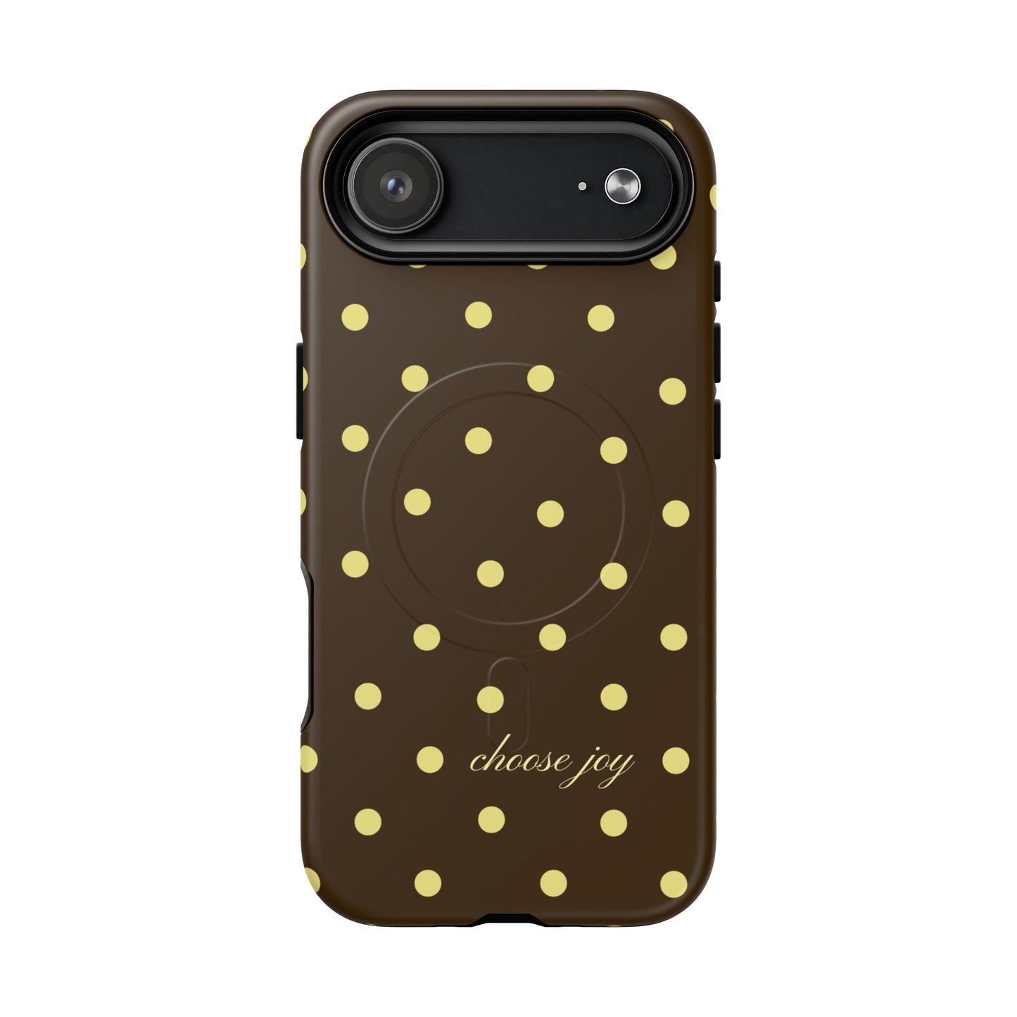 "Choose Joy" Brown & Yellow MagSafe