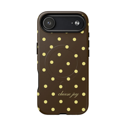 "Choose Joy" Brown & Yellow MagSafe