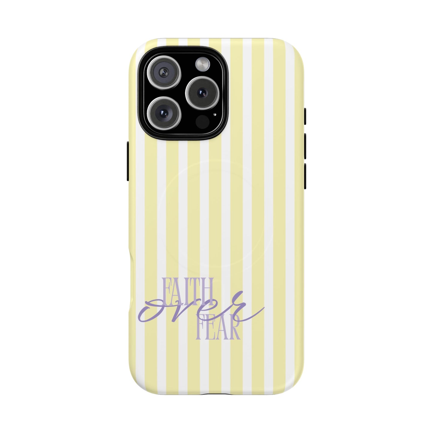 "Faith Over Fear" Purple & Yellow MagSafe