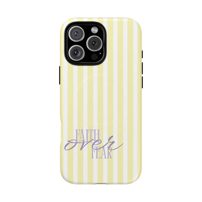 "Faith Over Fear" Purple & Yellow MagSafe