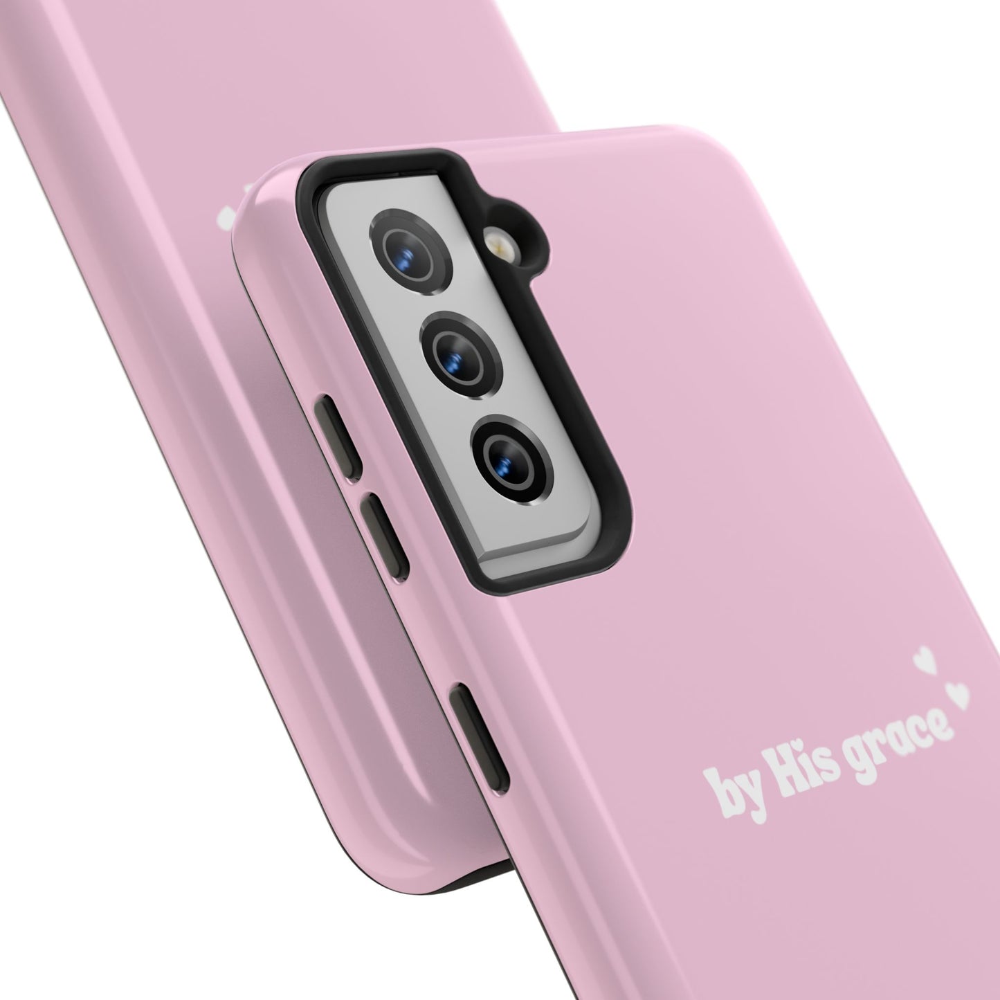 "by His grace" pink