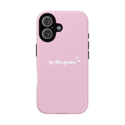 "by His grace" pink MagSafe