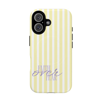 "Faith Over Fear" Purple & Yellow MagSafe