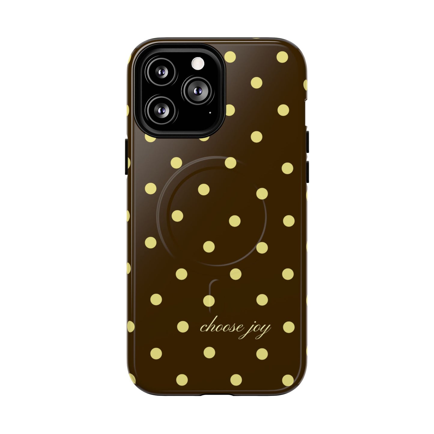 "Choose Joy" Brown & Yellow MagSafe