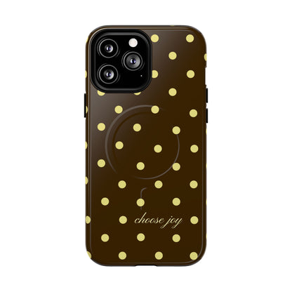 "Choose Joy" Brown & Yellow MagSafe