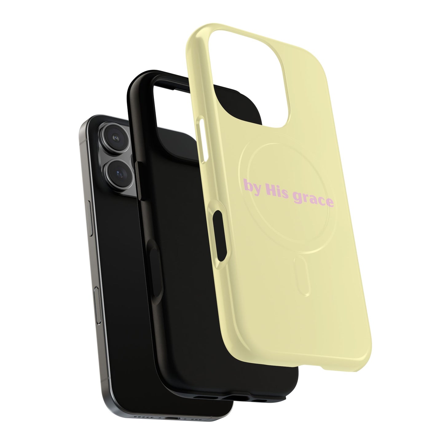 "by His grace" yellow MagSafe
