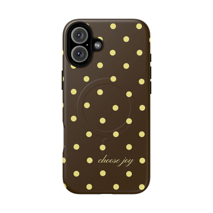 "Choose Joy" Brown & Yellow MagSafe