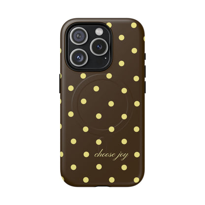 "Choose Joy" Brown & Yellow MagSafe